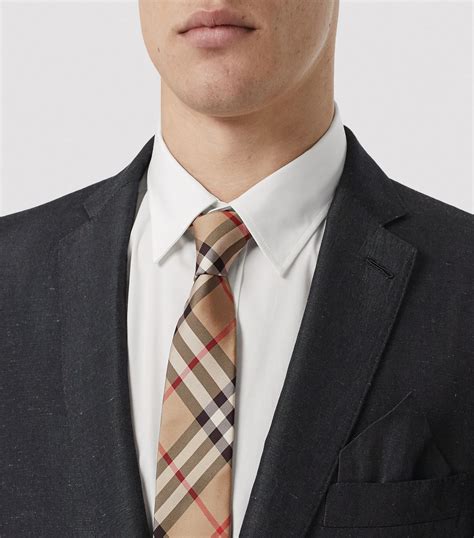 burberry modern cut tie|burberry tie for men.